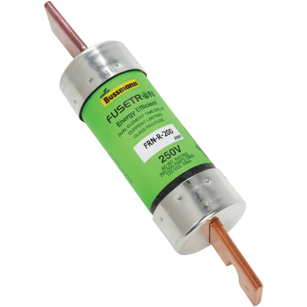 Cartridge Fuse, Type FRN-R, Time Delay, 200-Amp