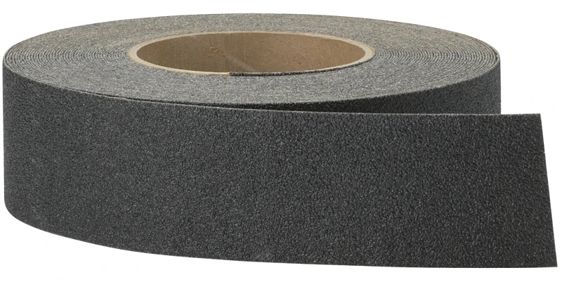 Safety Anti-Slip Tread, Heavy Duty, Black, 4 In. x 60 Ft. Roll