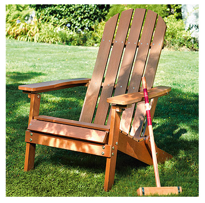 Capetown Collection Folding Adirondack Chair, Poly-resin, Model Zjq00200k01