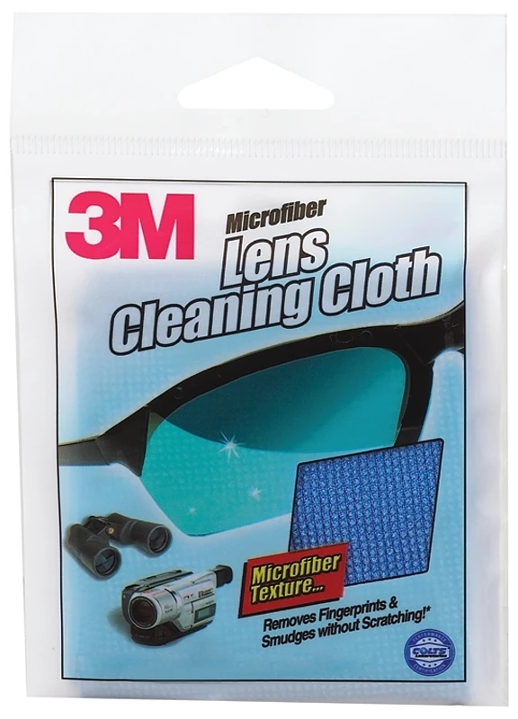 3M Lens Microfiber Cleaning Cloth 6 in. W x 7 in. L 1 pk