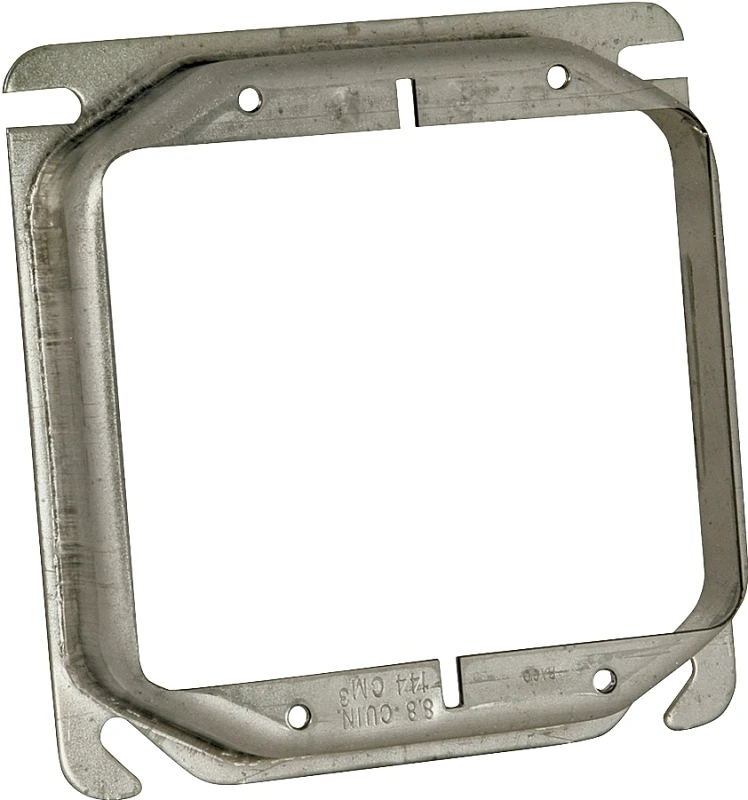 4 Inch by 3 Quarter Inch Square Electrical Box Cover Plate