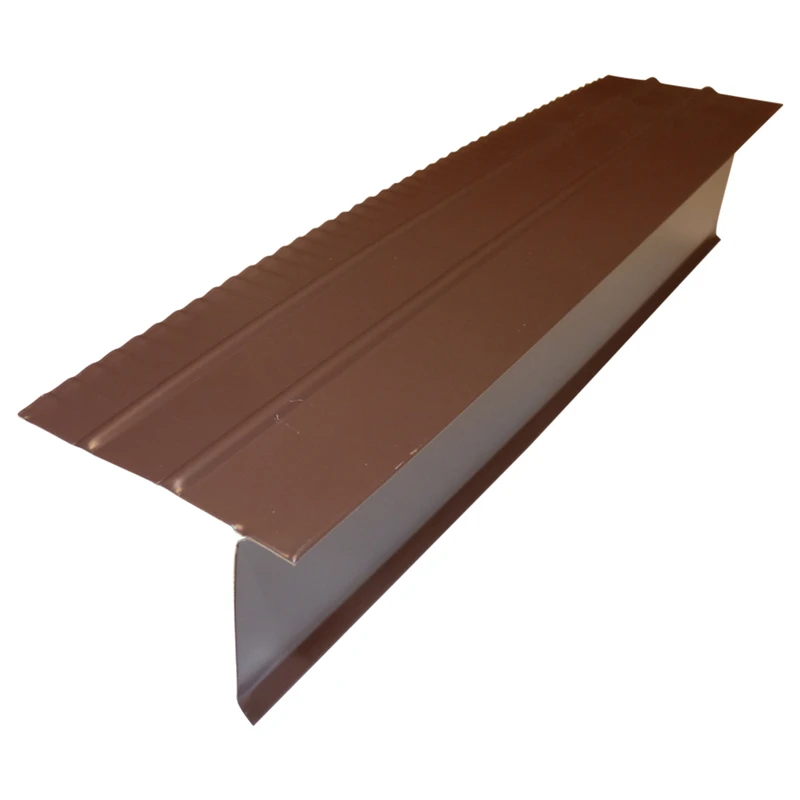 Roof Drip Edge Brown Aluminum 10 Feet Length