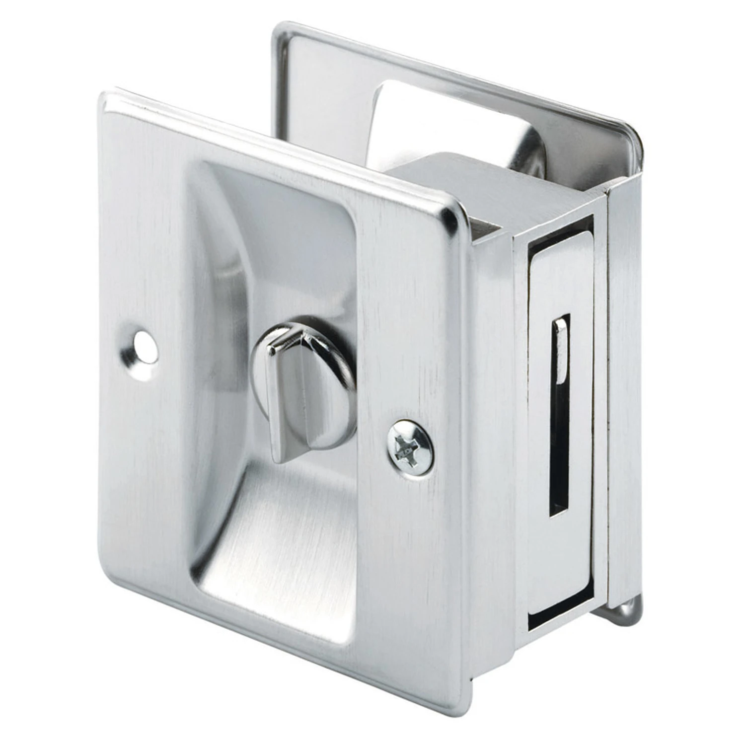 2-3/4 In. Satin Nickel Pocket Door Privacy Lock N 7239