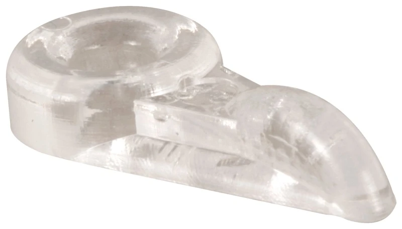 Clear Storm Door Panel Clips, 8-pack, Model T 8733, Includes Fasteners