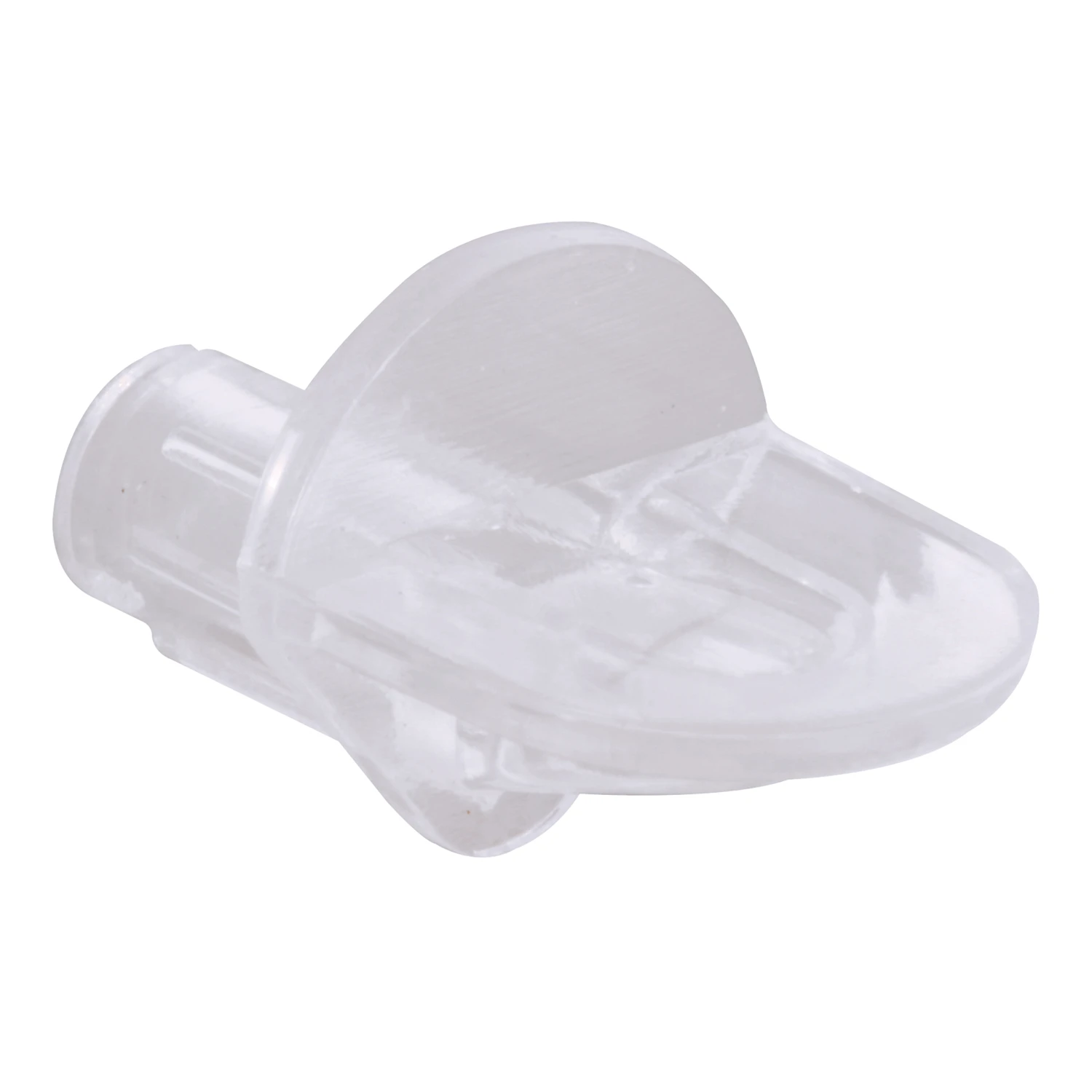 Shelf Support Pegs, Clear Plastic, 5-Lb. Load, 5mm, 8-Pk.
