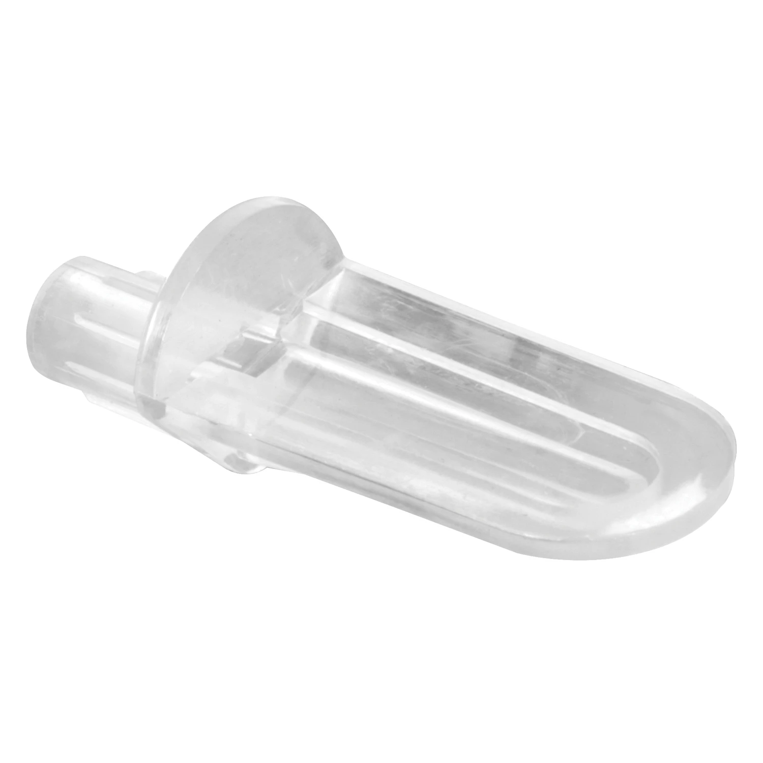 Spoon Style Shelf Support Pegs, Clear Plastic, 5-Lb. Load, 1/4 In., 12-Pk.