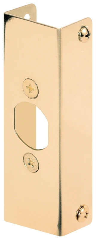 1-3/8 In. Polished Brass Door Reinforcement U 9566