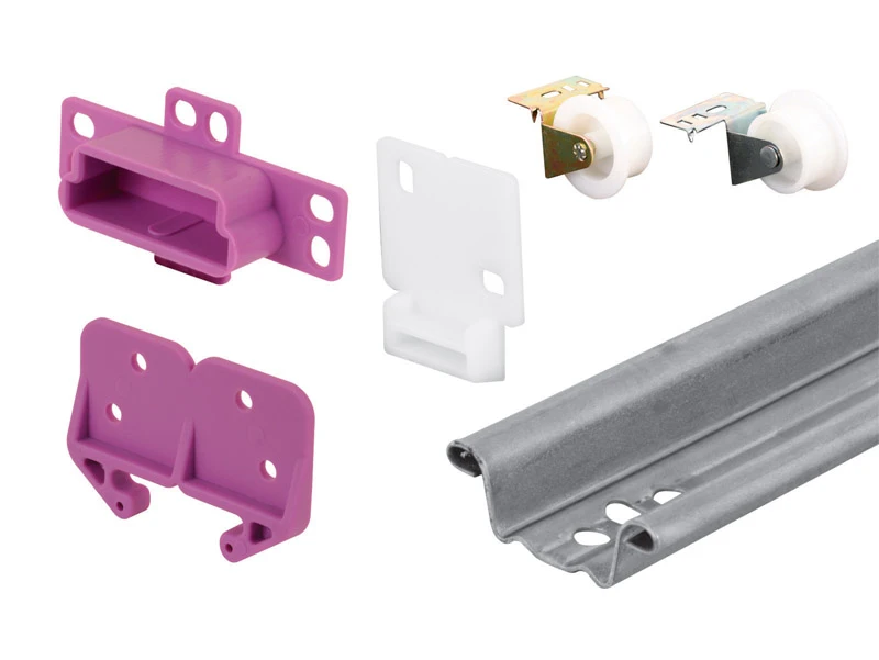 Drawer Track Repair Kit, Metal Track, 22-1/2 In.