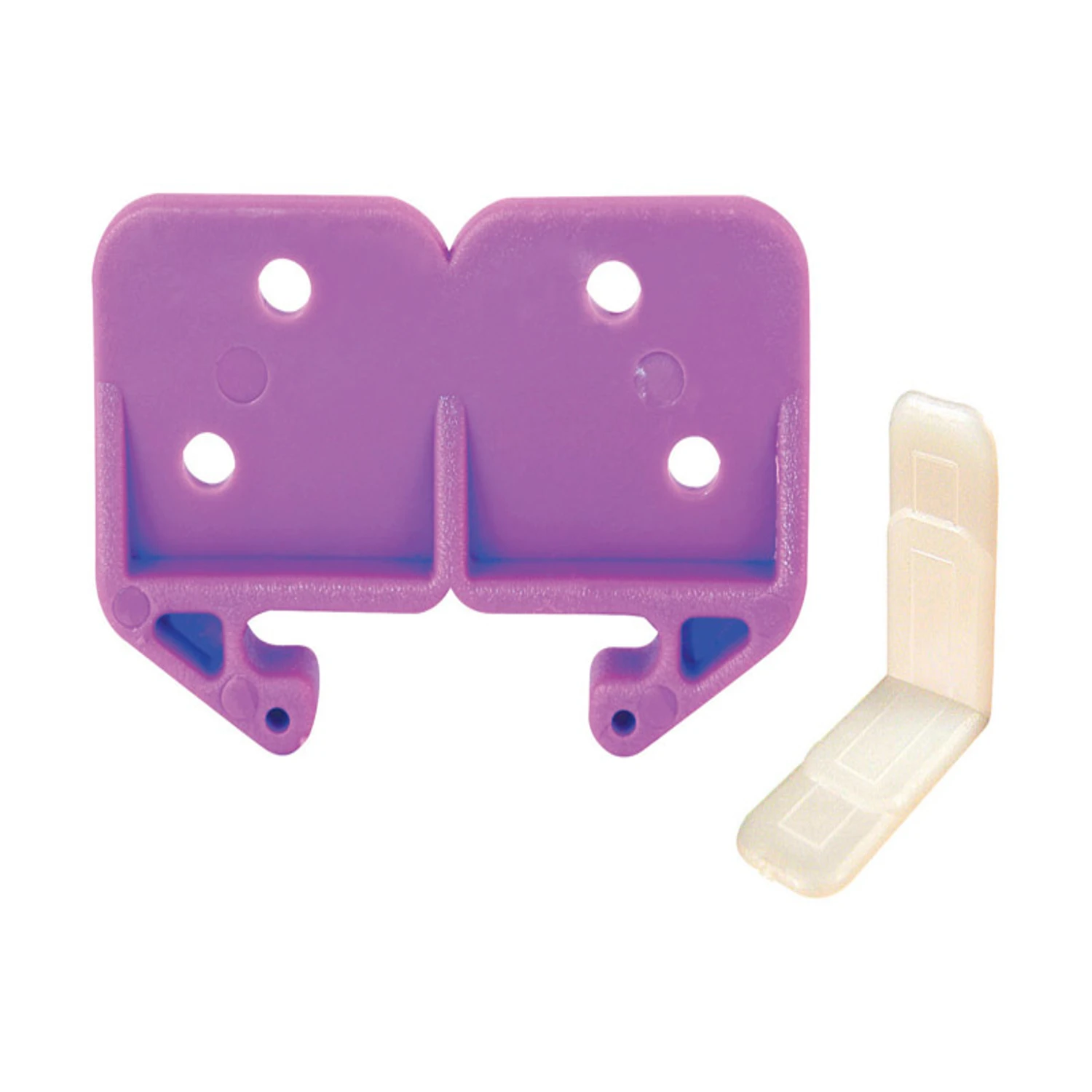Drawer Guide Kit, Purple, For 3/32 x 1-3/16 In. Track, 2-Pk.