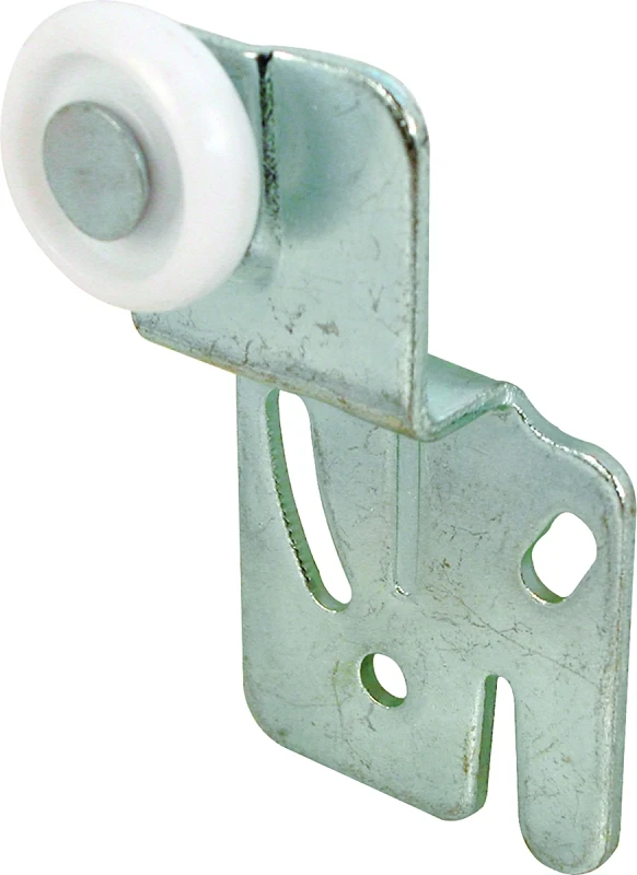 Closet Door Roller, 1/2 In. Offset, 7/8 In. Nylon Wheel, 2-Pk.