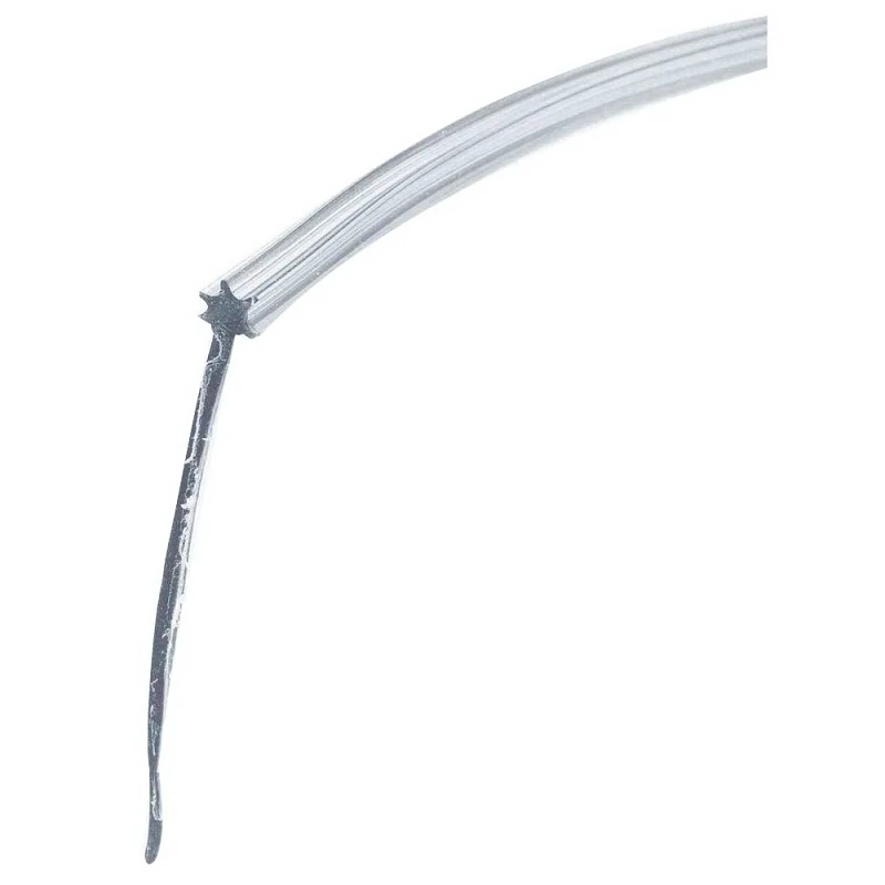 1-5/16 In. X 36 In. Clear Vinyl Shower Door Bottom Sweep With Star Insert