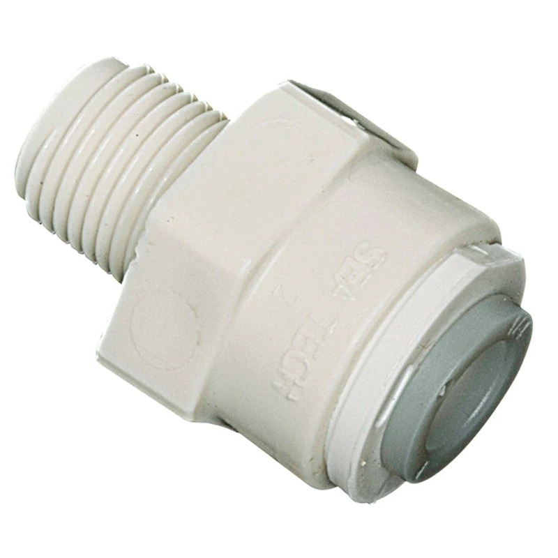 PEX Quick Connect Pipe Adapter, 3/8 Inch Outer Diameter by 1/2 Inch Male Pipe Thread