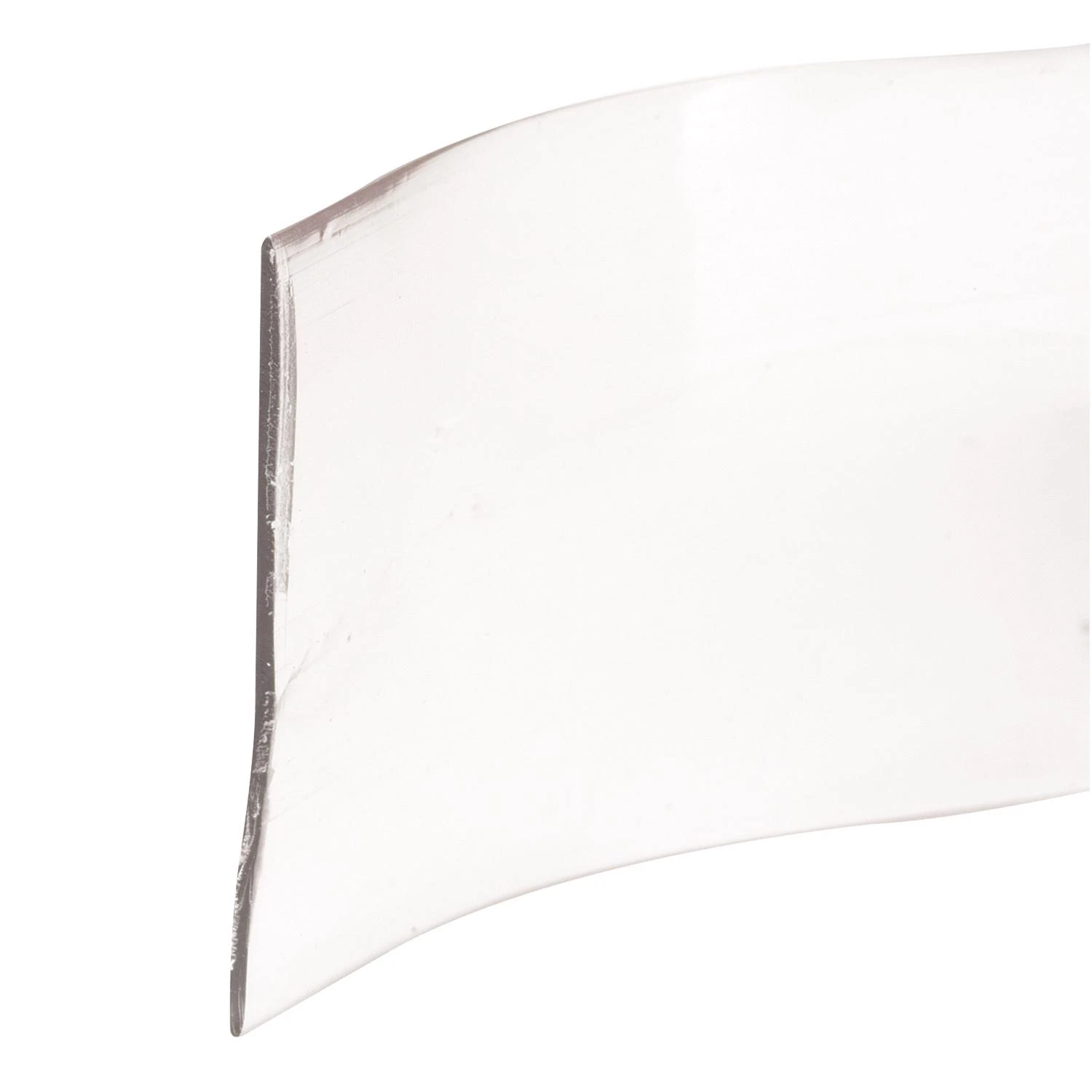 Clear Flat Bottom Door Seal, 1 and 1/2 Inch by 36 Inch Length