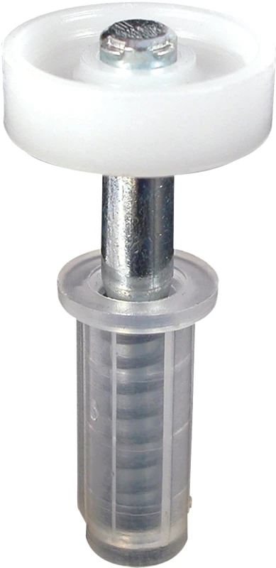 Bi-Fold Closet Spring-Loaded Top Roller Guide, Nylon, 7/8 In., 2-Pk.