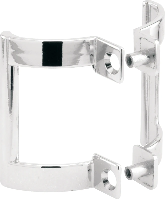 Shower Door Handle Set with Chrome-Plated Finish, Pair of Two Handles