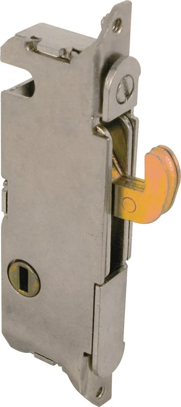 Steel Vertical Mortise Patio Door Lock, Model E 2013, Adjustable Hook