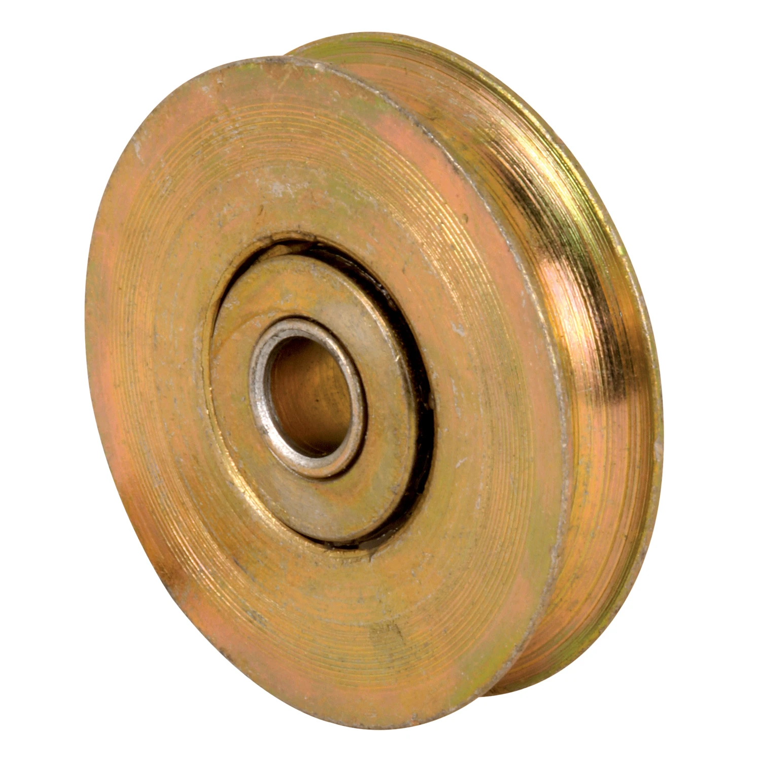 Sliding Door Roller, Unfinished Steel, 1/4 In. ID x 1-1/2 In. OD, 2-Pk.