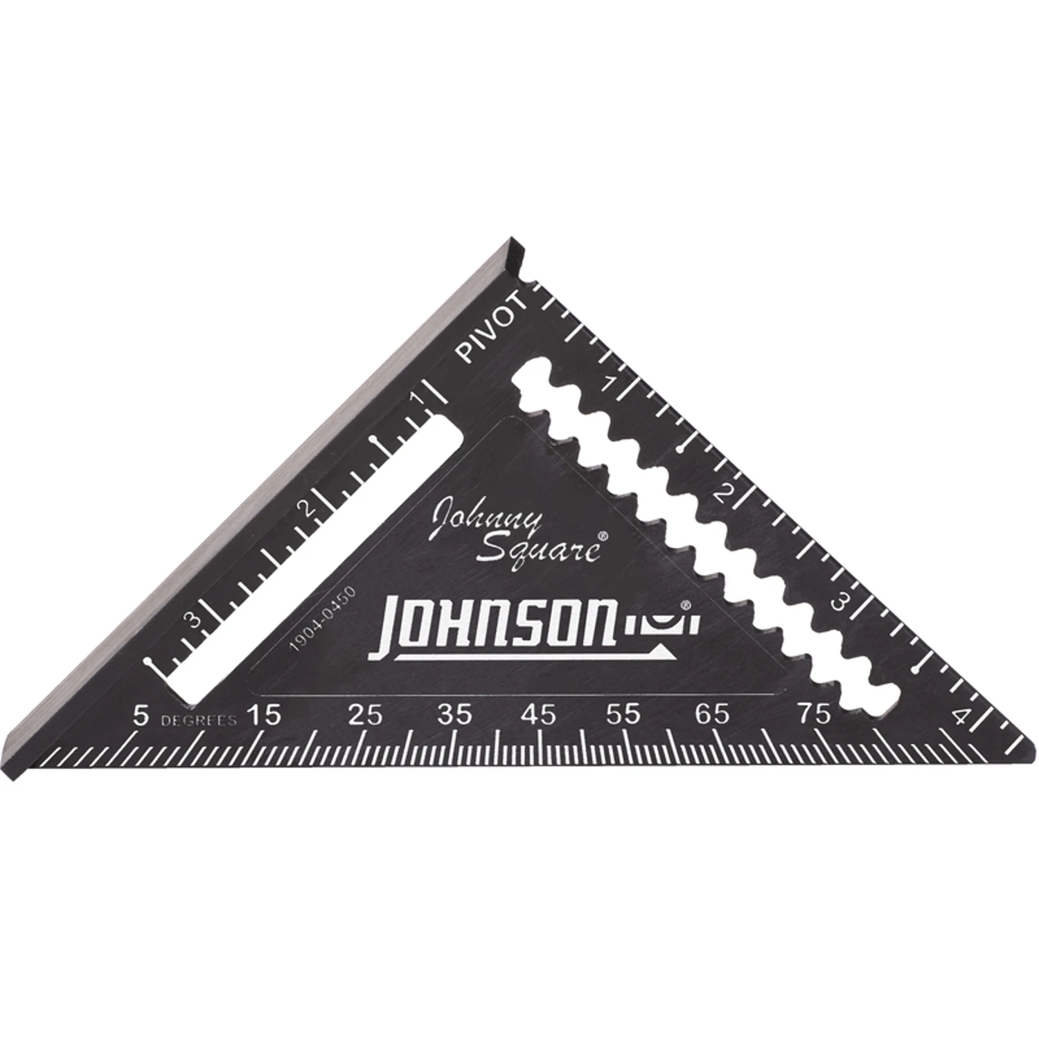 Johnny Square 4-1/2 In. L Aluminum Professional Easy-read Finish Square