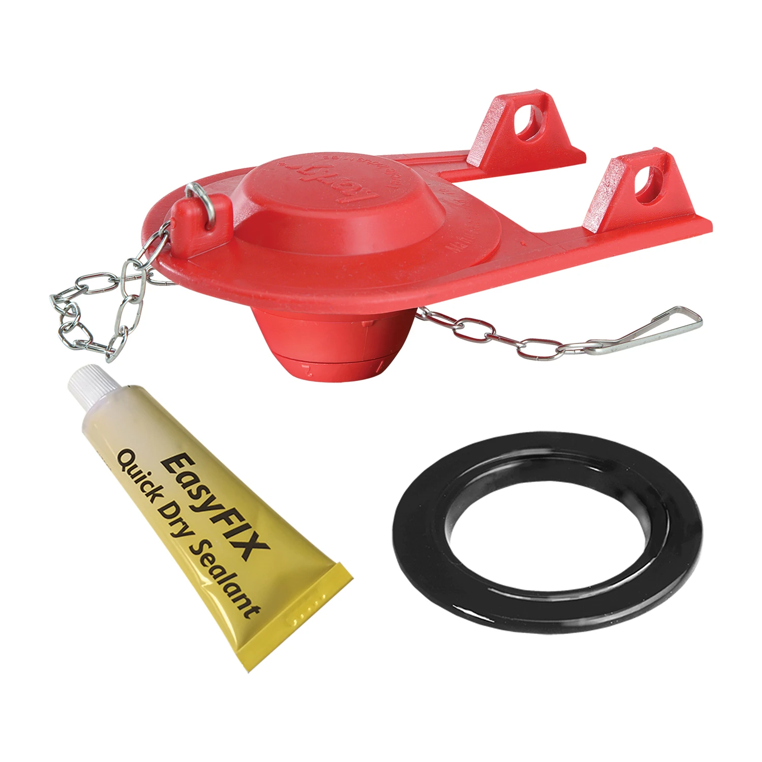 2 In. Easyfix Universal Flush Valve Repair Kit With Adjustable Flapper