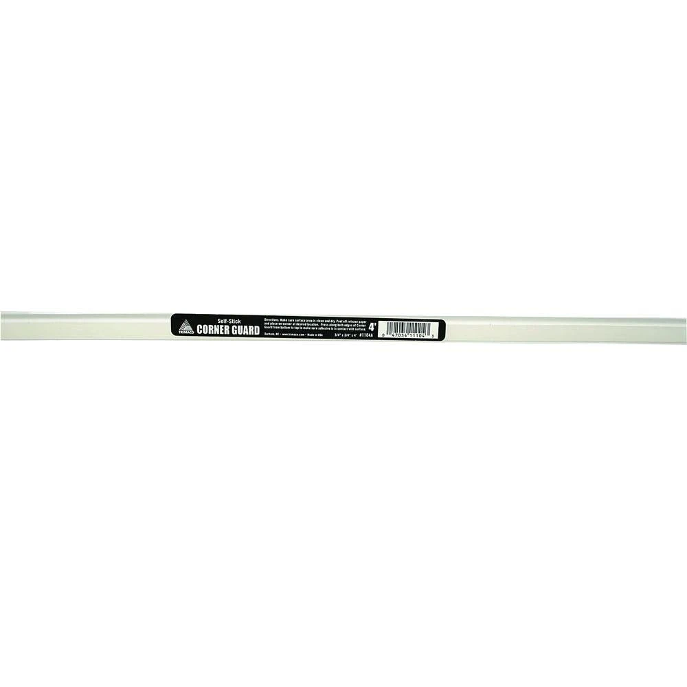 Corner Guard, Self-stick, Clear, 5/8-In. x 4-Ft.