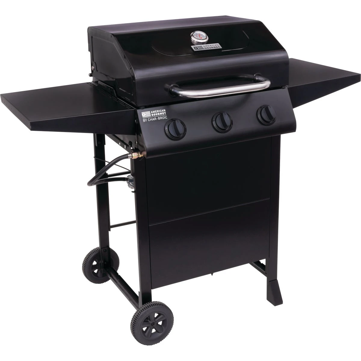 3-burner Black 30,000 Btu Liquid Propane Gas Grill