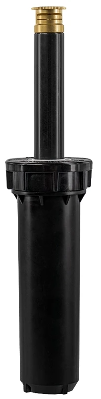 Pro Series Pressure Regulated Sprinkler Head with Brass Nozzle, Quarter Pattern Twin Spray, 4-Inch Pop-Up