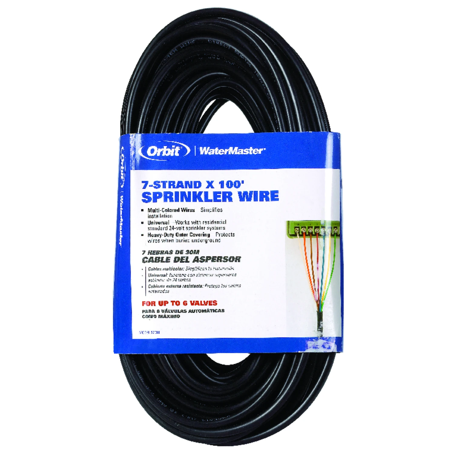 100 Ft. 18 Ga. 7-strand Sprinkler Wire For Underground Irrigation