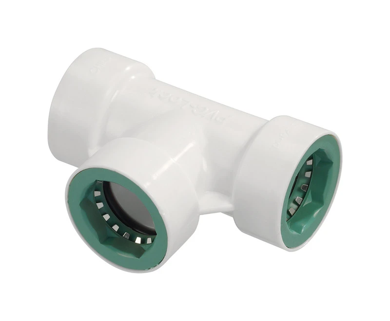 1/2 In. Pvc-lock Tee Connector For Underground Irrigation