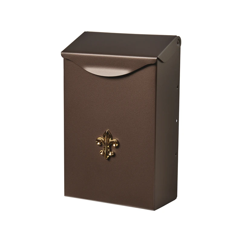 Gibraltar City Classic Wall-mount Mailbox, Galvanized Steel, Venetian Bronze Finish