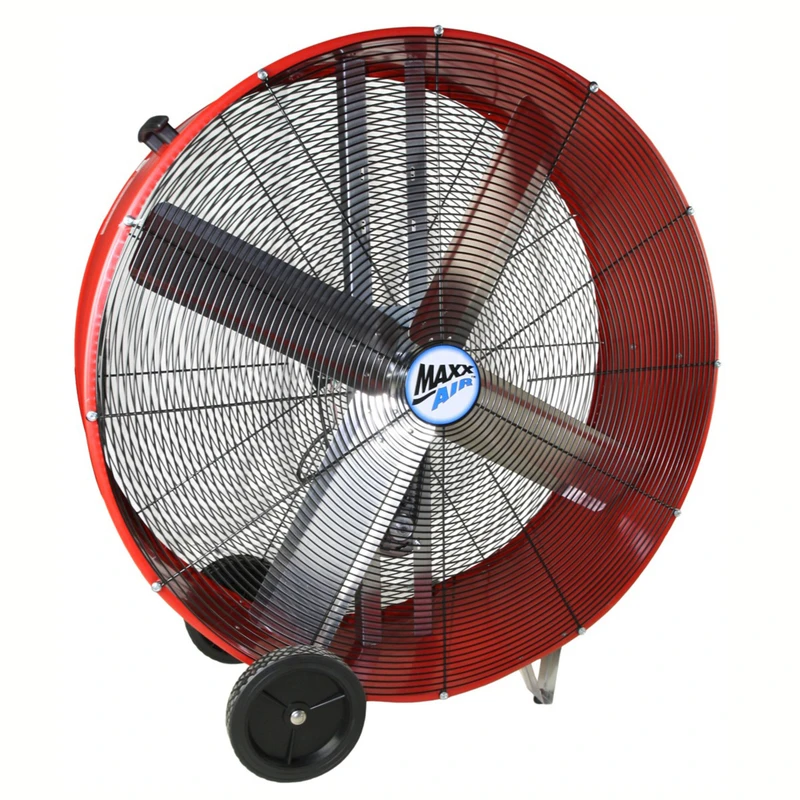 42 In. 2-speed Belt Driven Industrial Drum Fan