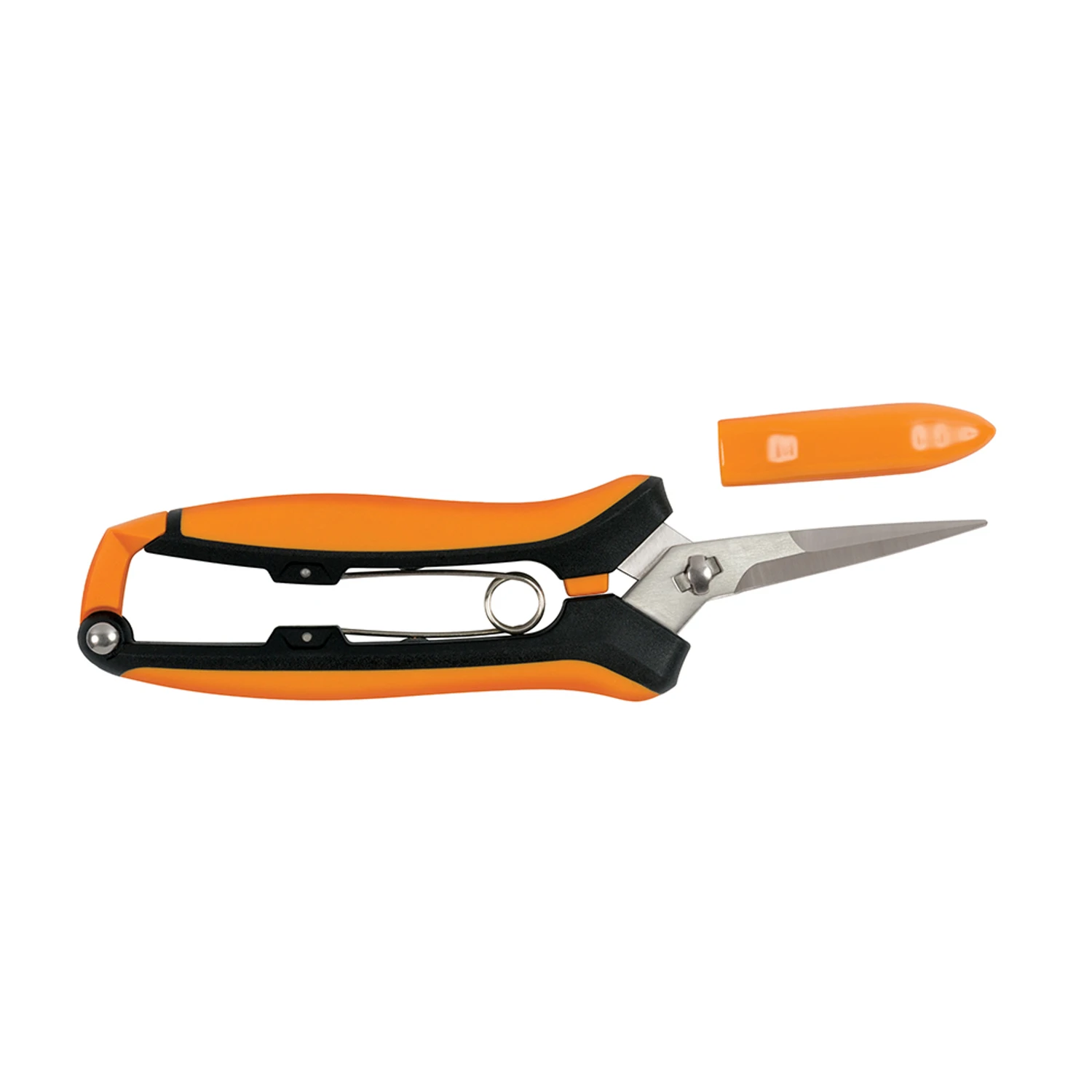 6 In. Curved Micro-tip Pruning Snip With Stainless Steel Blades