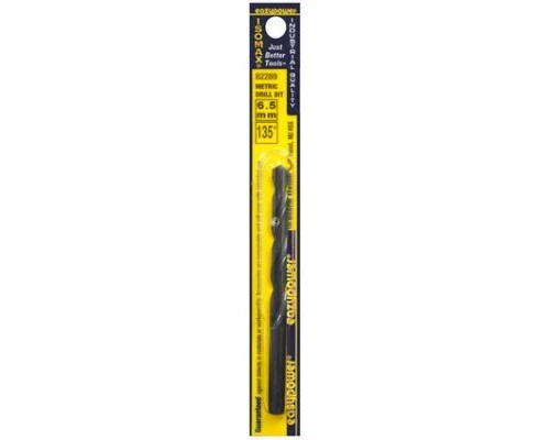 Black Oxide Drill Bit, High Speed Steel, Jobber Length, 6.5mm