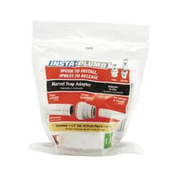 Insta-plumb 1-1/4 In. D Plastic Trap Adapter For Bathroom Sink