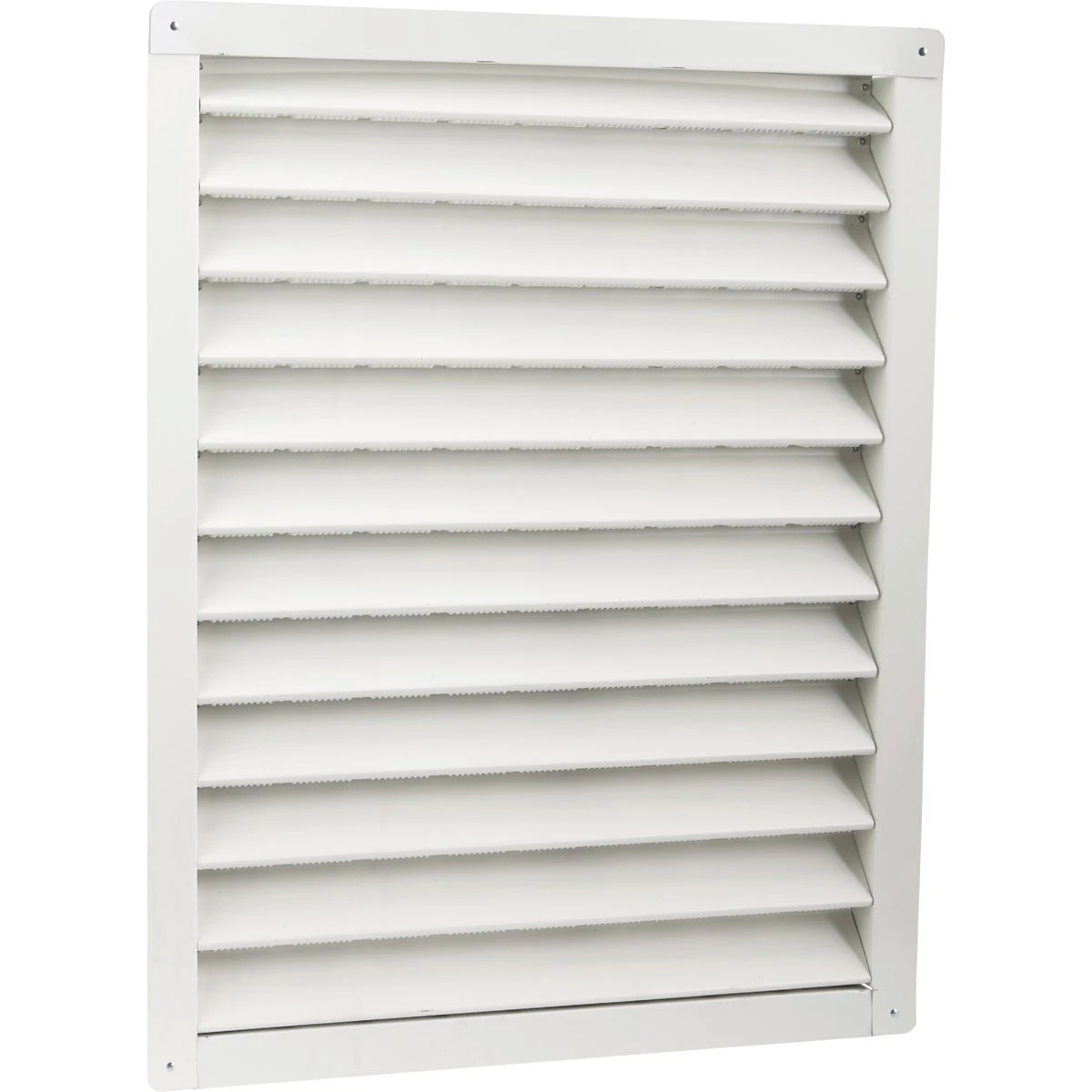 18" X 24" Rectangular White Aluminum Gable Attic Vent