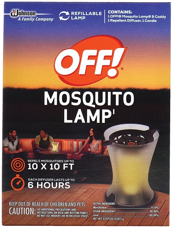 Mosquito Lamp With Sand Core Technology, Model 76087, Weather Resistant