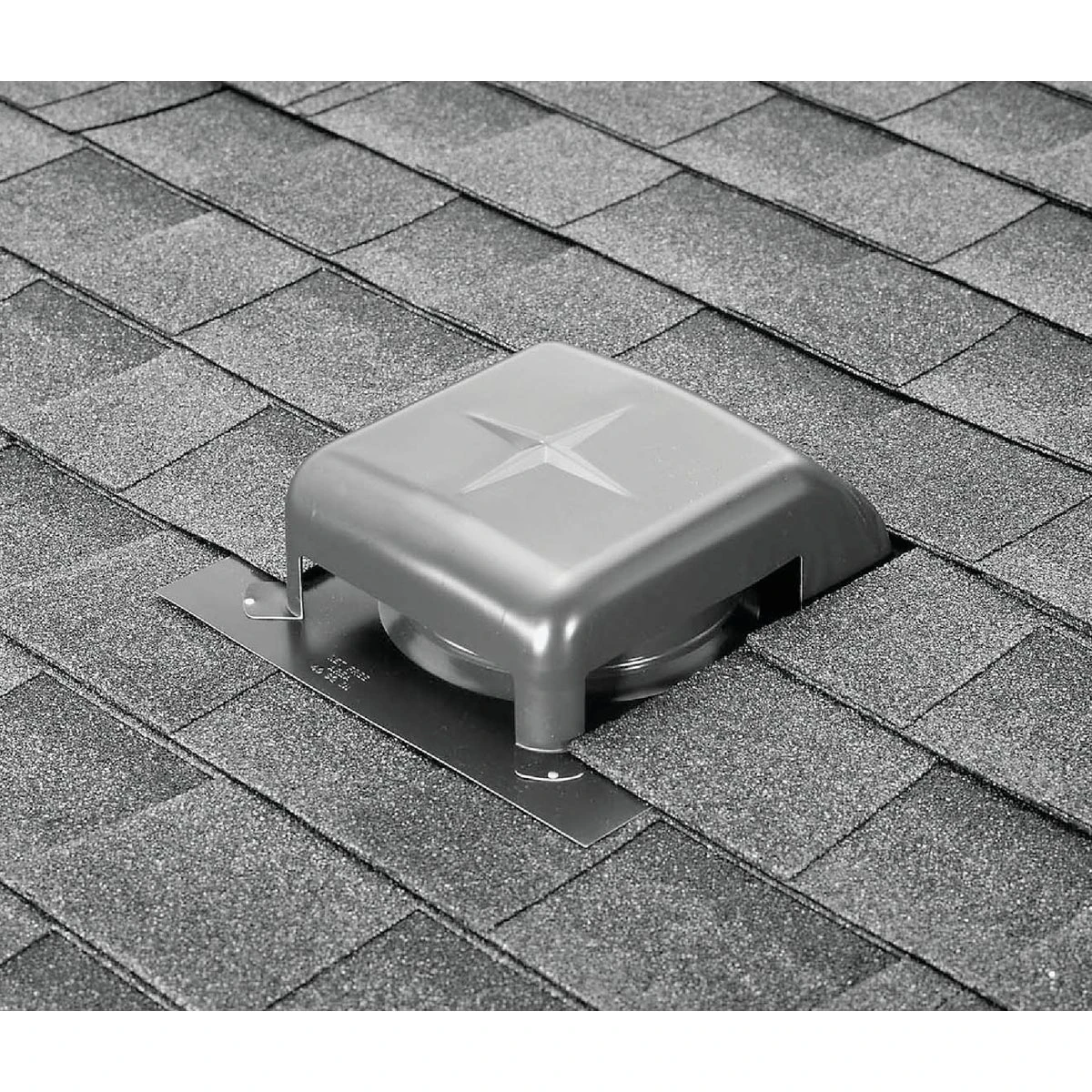 Airhawk 40 In. Mill Galvanized Steel Slant Back Roof Vent With 7-1/2 In. Opening