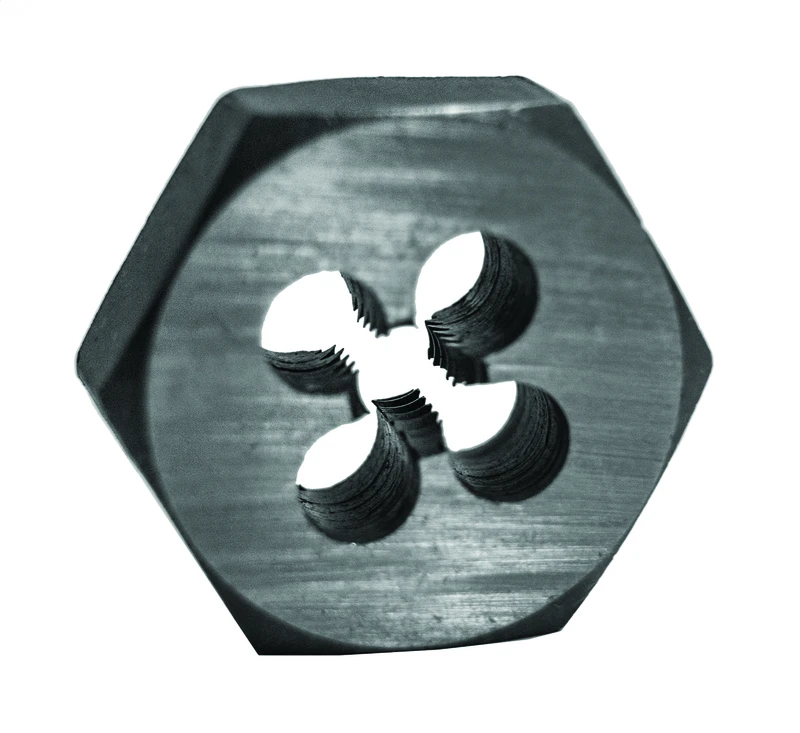 3/8-16 National Coarse 1 In. Hexagon Die - High Carbon Steel