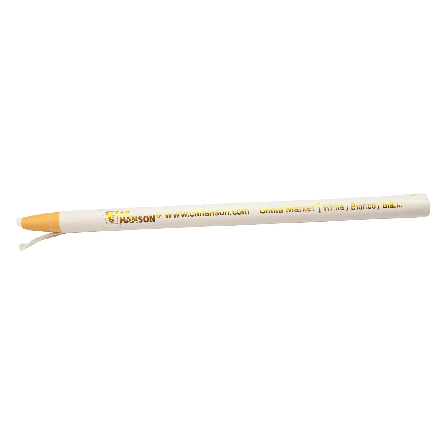 6.8 In. L China Marker White Plastic Waterproof 1 Pc