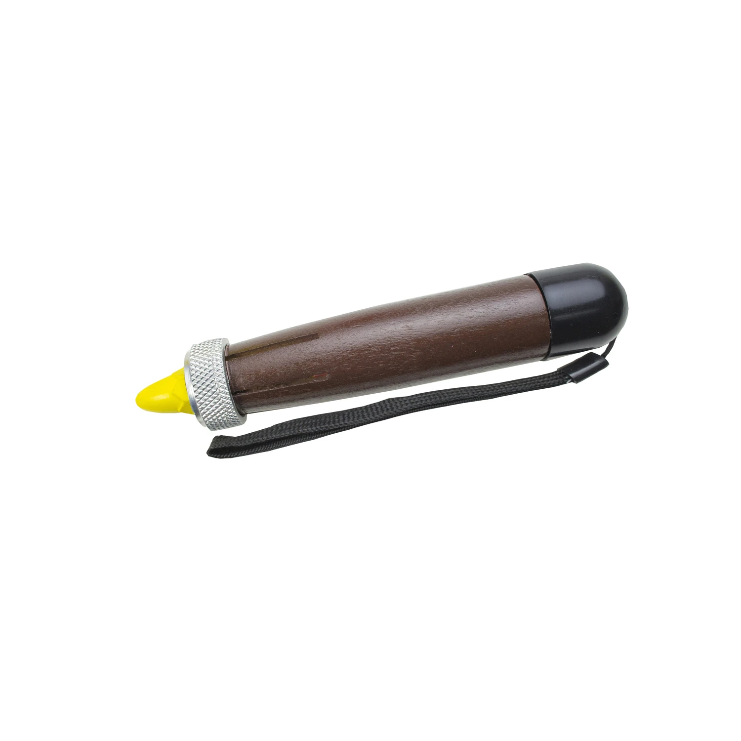 4.9" Lumber Crayon Holder With Polished Wood Handle And Metal Adjustment
