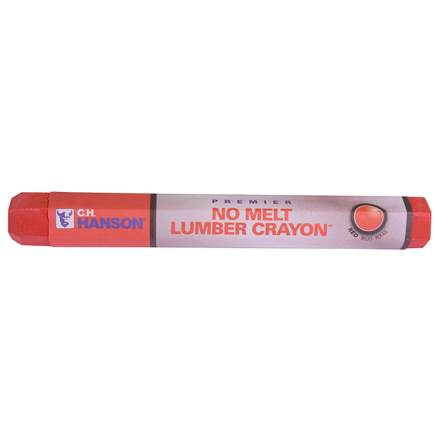 Premier Lumber Red Crayon Marker for Wood Marking