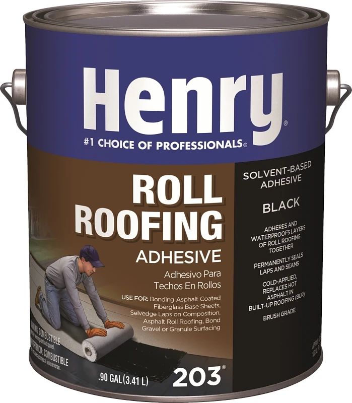 1 Gallon Roll Roofing Adhesive - Cold Application For Built-up Roofing