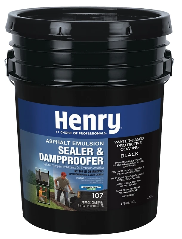5 Gallon Non-fibered Asphalt Roof Coating Emulsion He107571