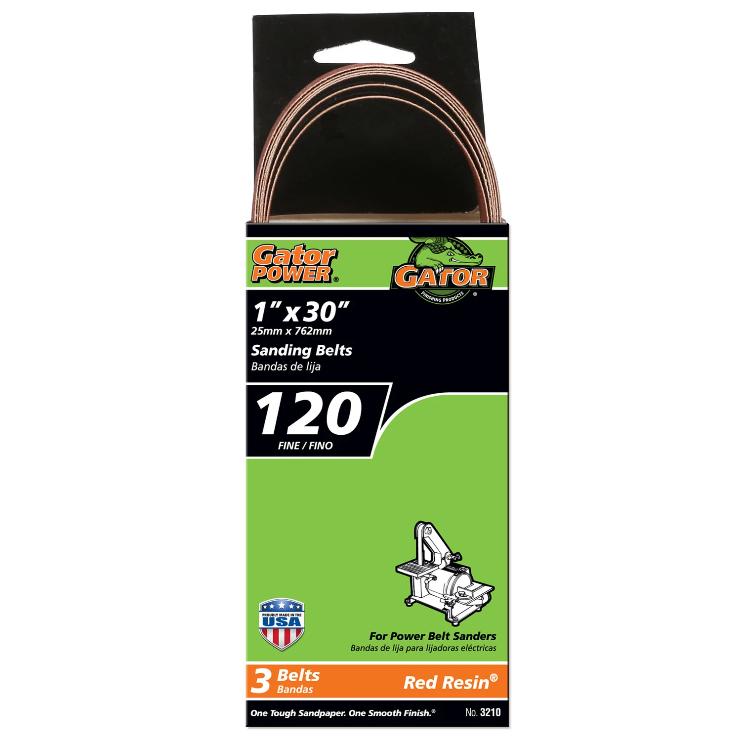 3PK 1X30 120GSAND BELT