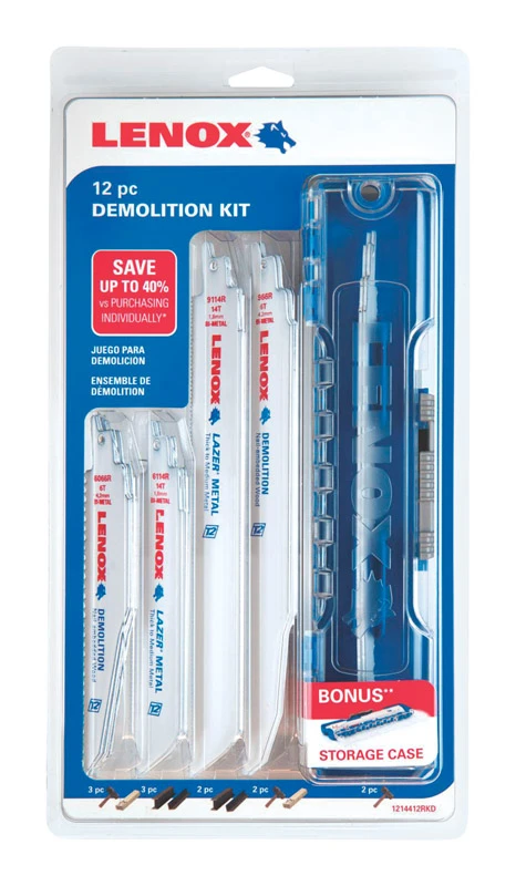Reciprocating Demolition Set, 12-Pc.