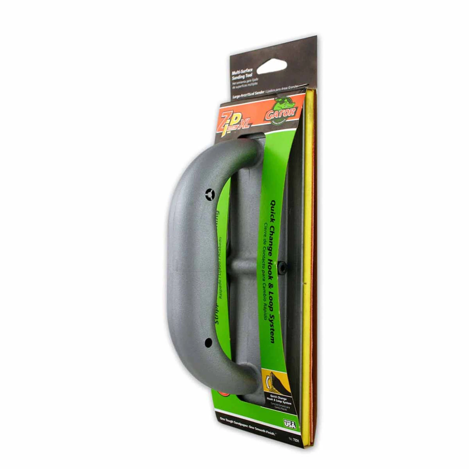 Zip Extra Large Hand Sander with Ergonomic Handle for Comfortable Grip