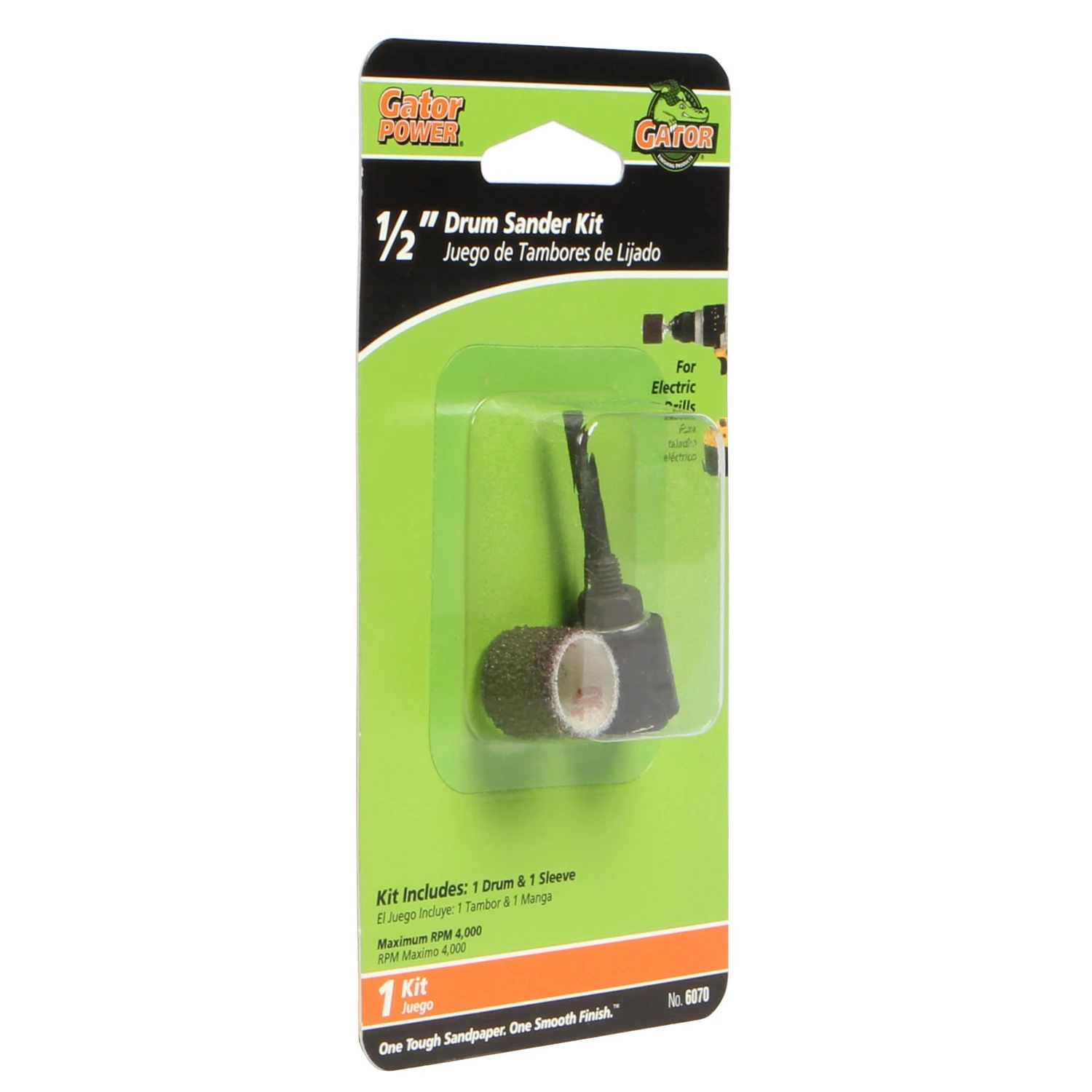 Drum Sander Kit, 1/2 Inch by 1/2 Inch, Includes Drum and Sanding Sleeves