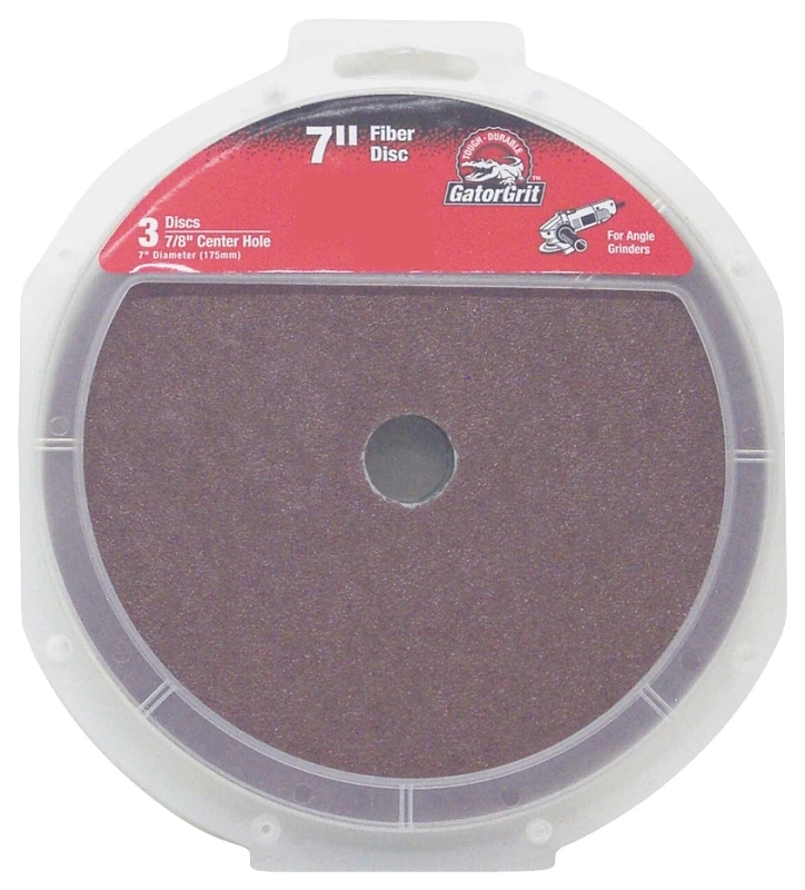 Gator Blade 7 In. 50 Grit Fiber Disc (3-Pack)