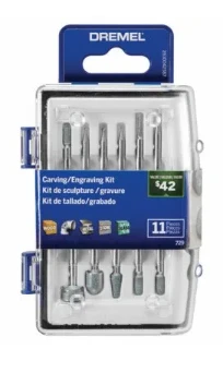 11-Pc. Carving/Engraving Rotary Tool Accessory Micro Kit