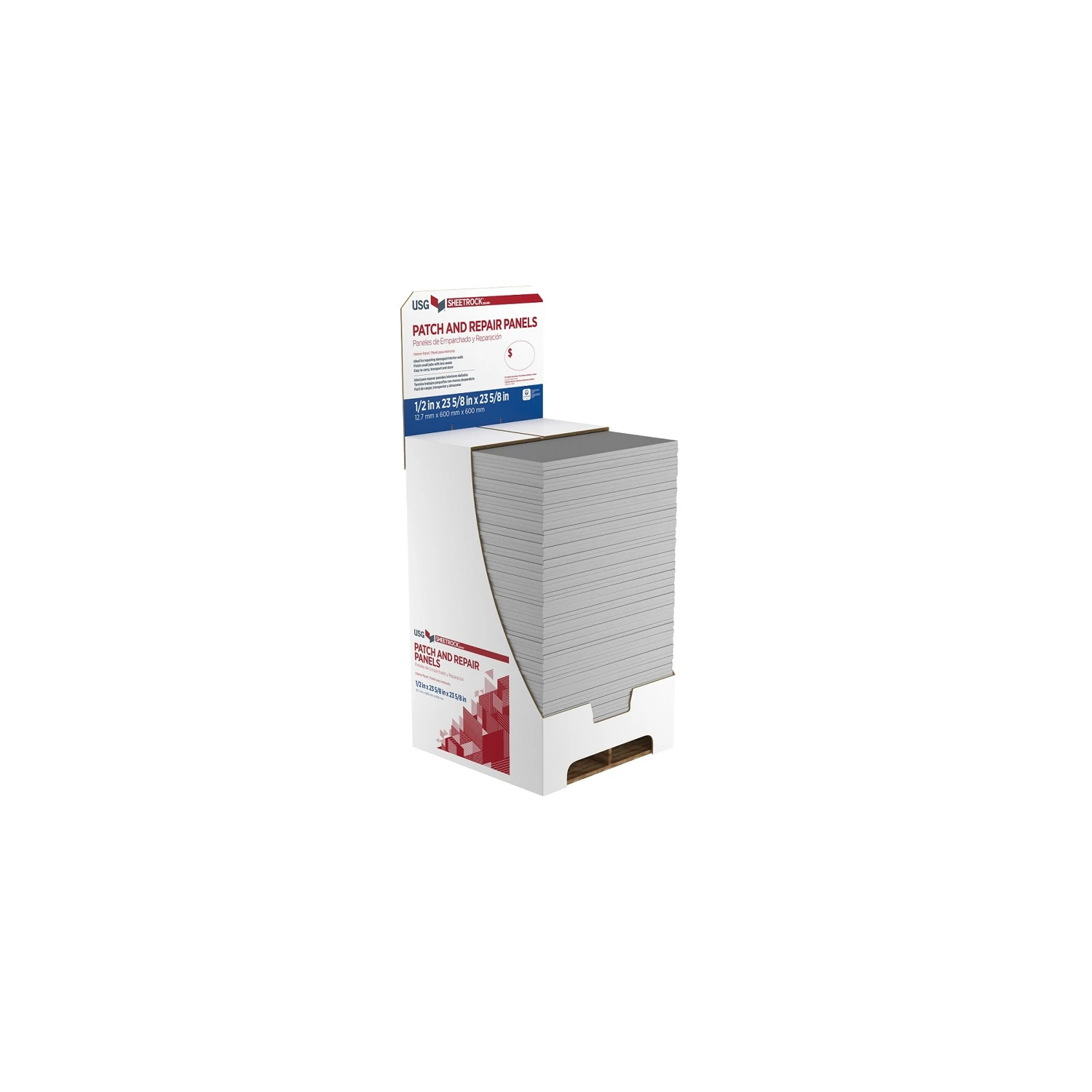 1/2 In. X 2 Ft. X 2 Ft. Gypsum Patching Drywall Panel