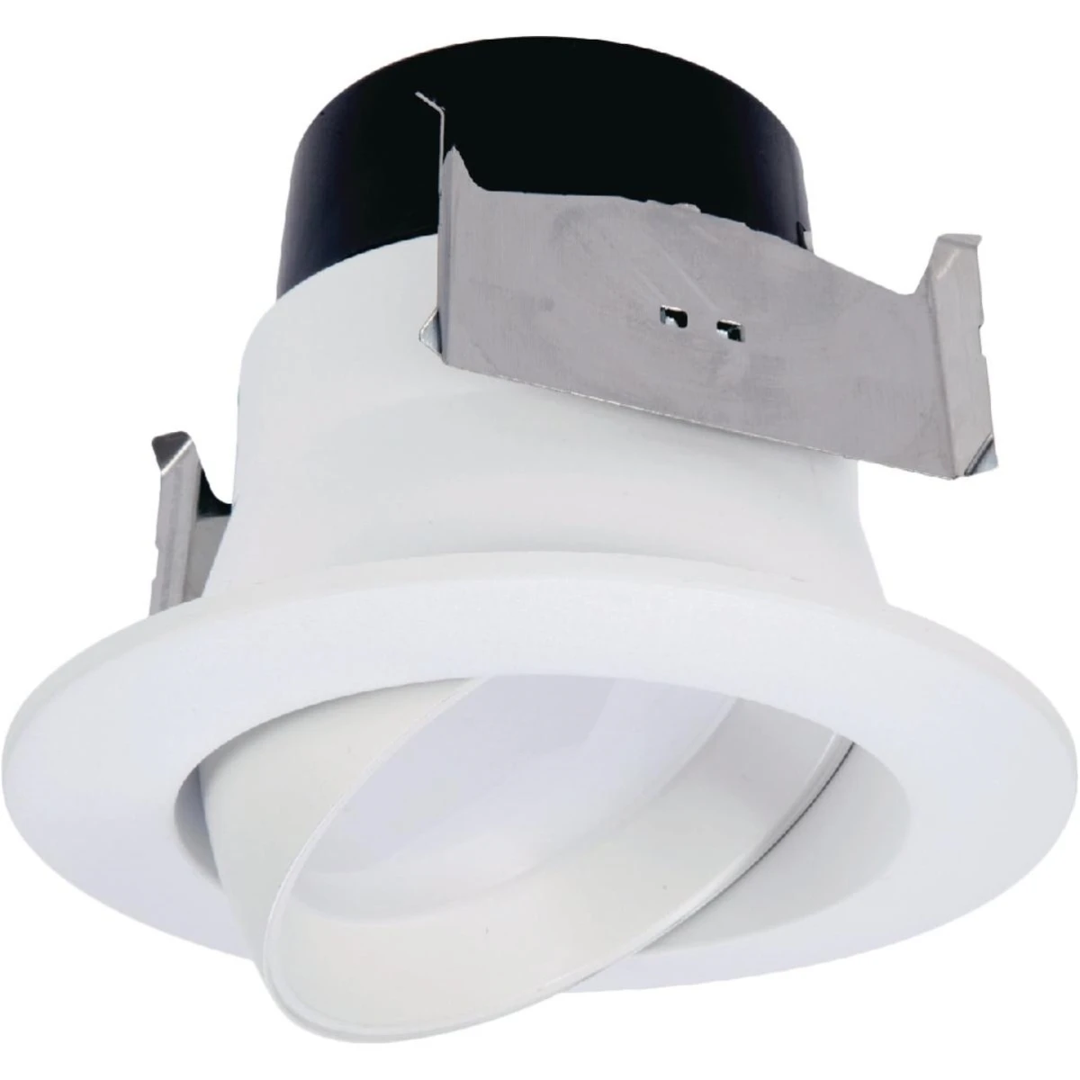 4-Inch LED Gimbal Retrofit Kit with Adjustable Tilt and Rotation for Recessed Lighting